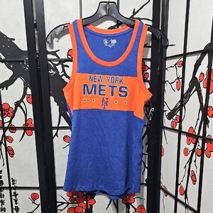 New York Mets Blue and Orange Tank Top XS NWT Genuine‎ Merchandise